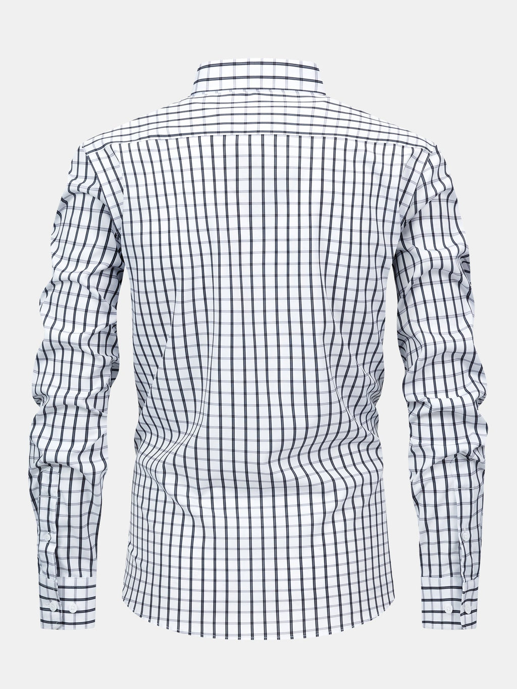 MAISON VALÉRIE | Chemise à manches longues à carreaux avec boutons