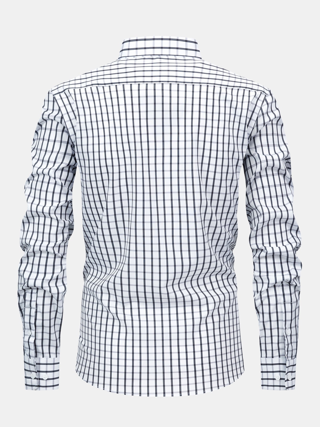MAISON VALÉRIE | Chemise à manches longues à carreaux avec boutons
