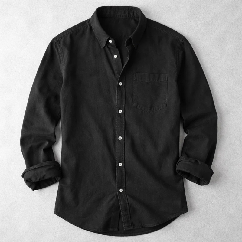 MAISON VALÉRIE | Chemise classique en coton pour hommes