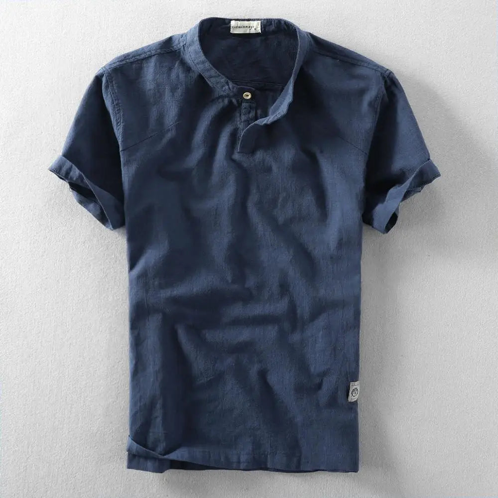 MAISON VALÉRIE | Chemise d'été à manches courtes pour hommes