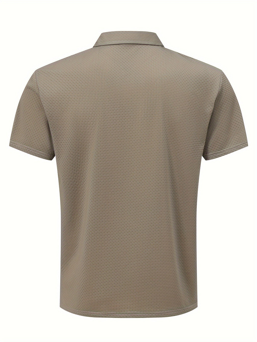 MAISON VALÉRIE | Polo en maille géométrique pour hommes