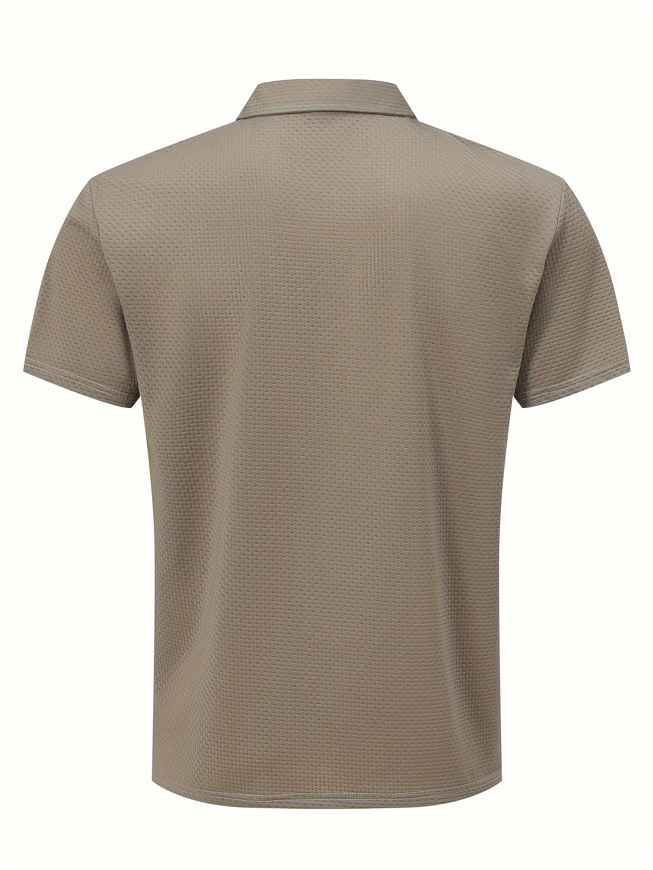 MAISON VALÉRIE | Polo en maille géométrique pour hommes