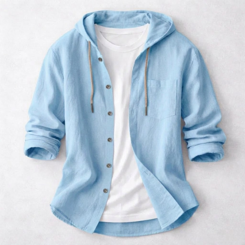 MAISON VALÉRIE | Chemise à capuche de mode pour hommes