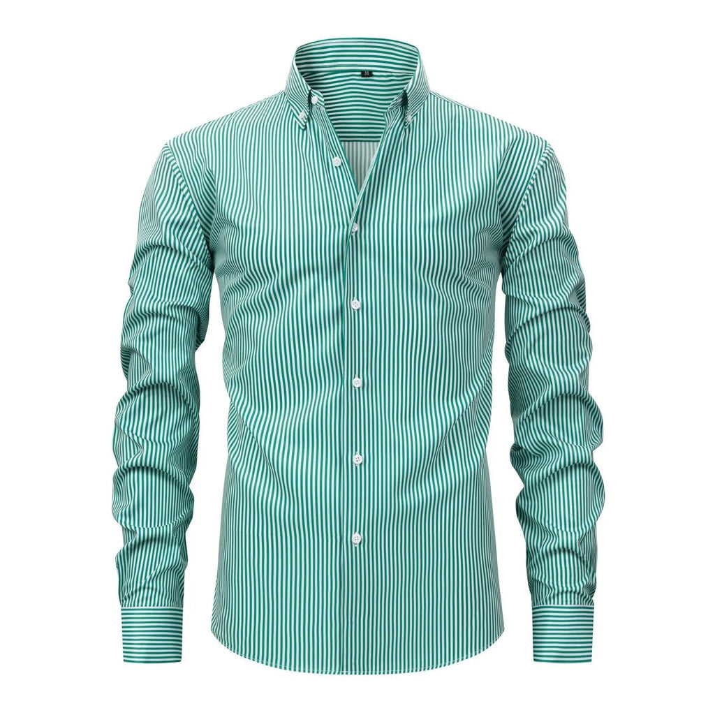 MAISON VALÉRIE | Chemise rayée élégante pour hommes