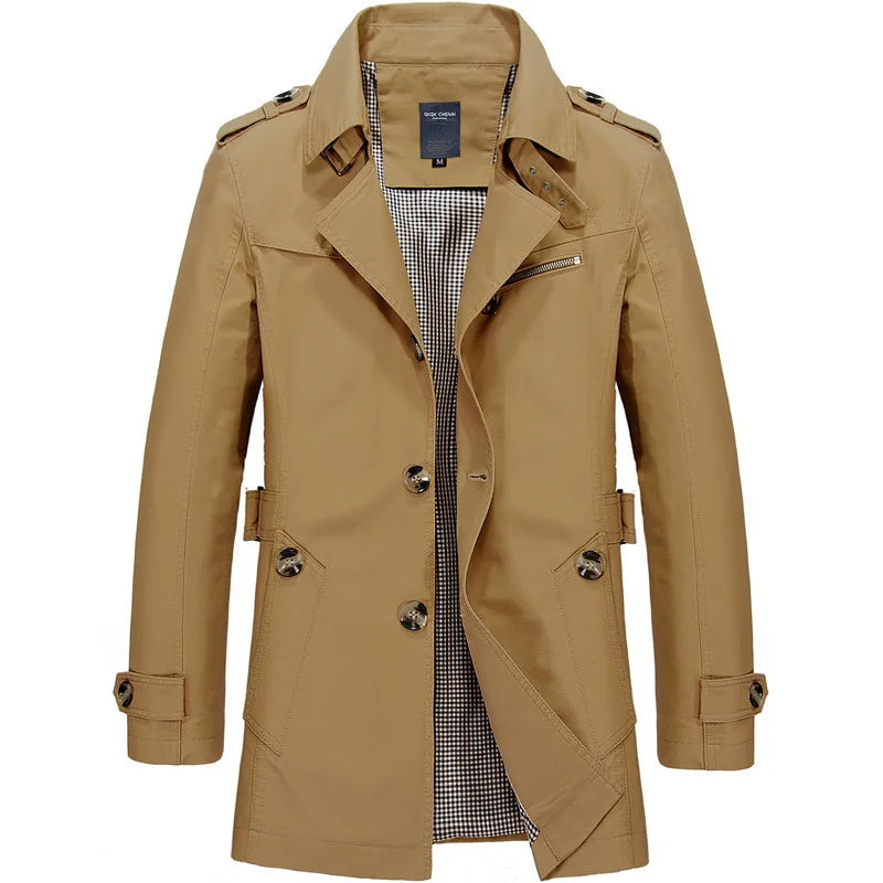 MAISON VALÉRIE | Trench-manteau moderne pour hommes