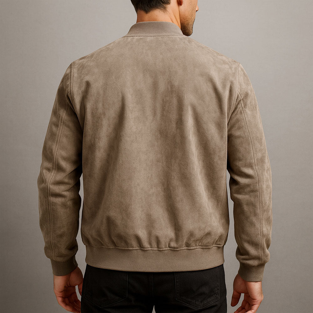 MAISON VALÉRIE | Veste en suédine pour homme
