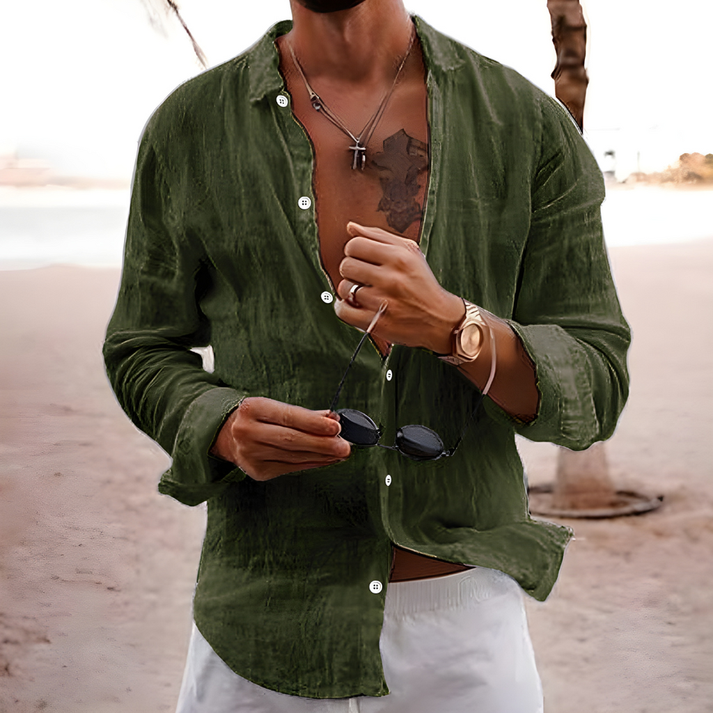 MAISON VALÉRIE | Chemise d'été en coton naturel