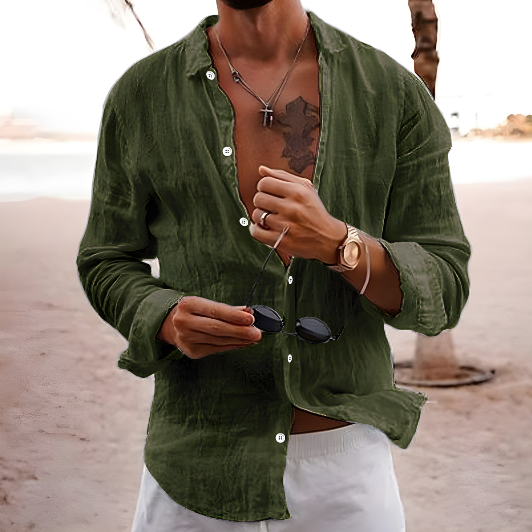 MAISON VALÉRIE | Chemise d'été en coton naturel