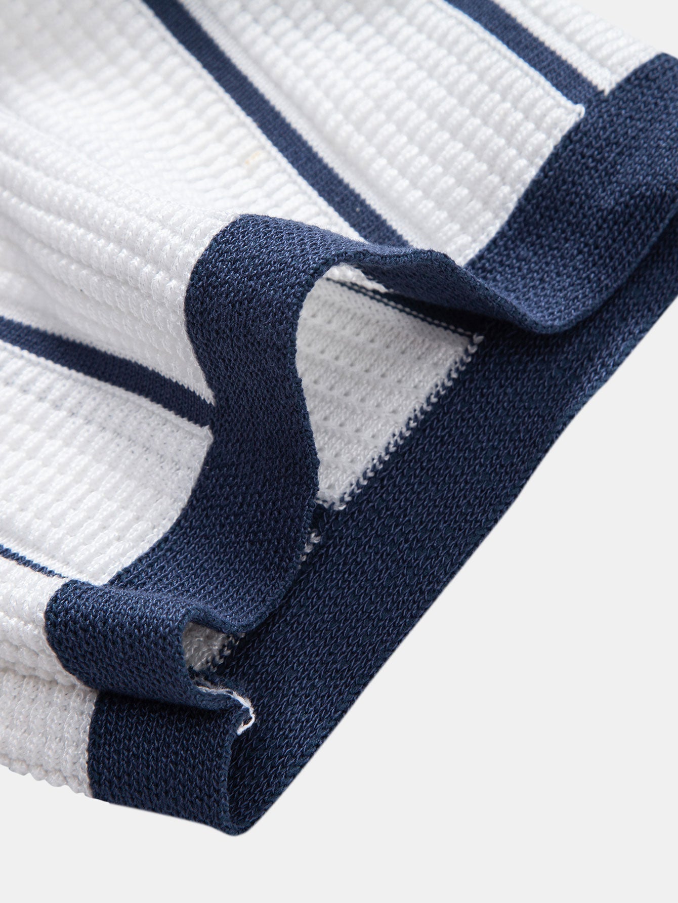 MAISON VALÉRIE | Chemise à rayures tricotée avec boutons