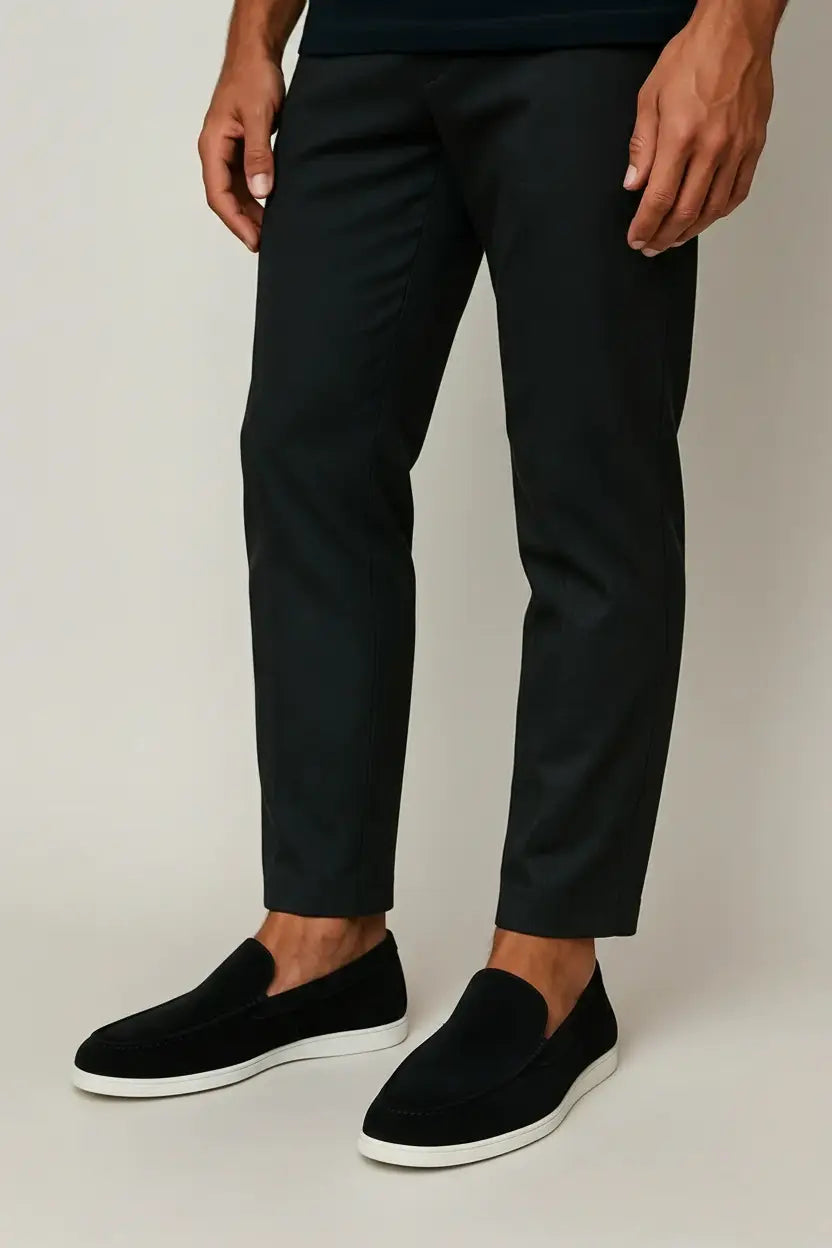 MAISON VALÉRIE | Mocassins élégants en daim pour hommes