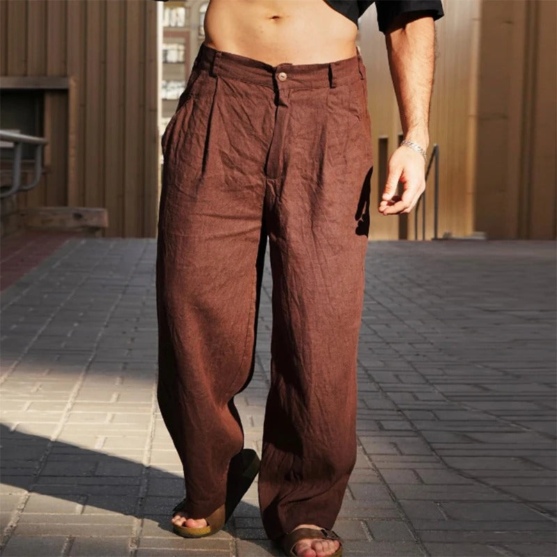 MAISON VALÉRIE | Pantalon d'été ample pour hommes