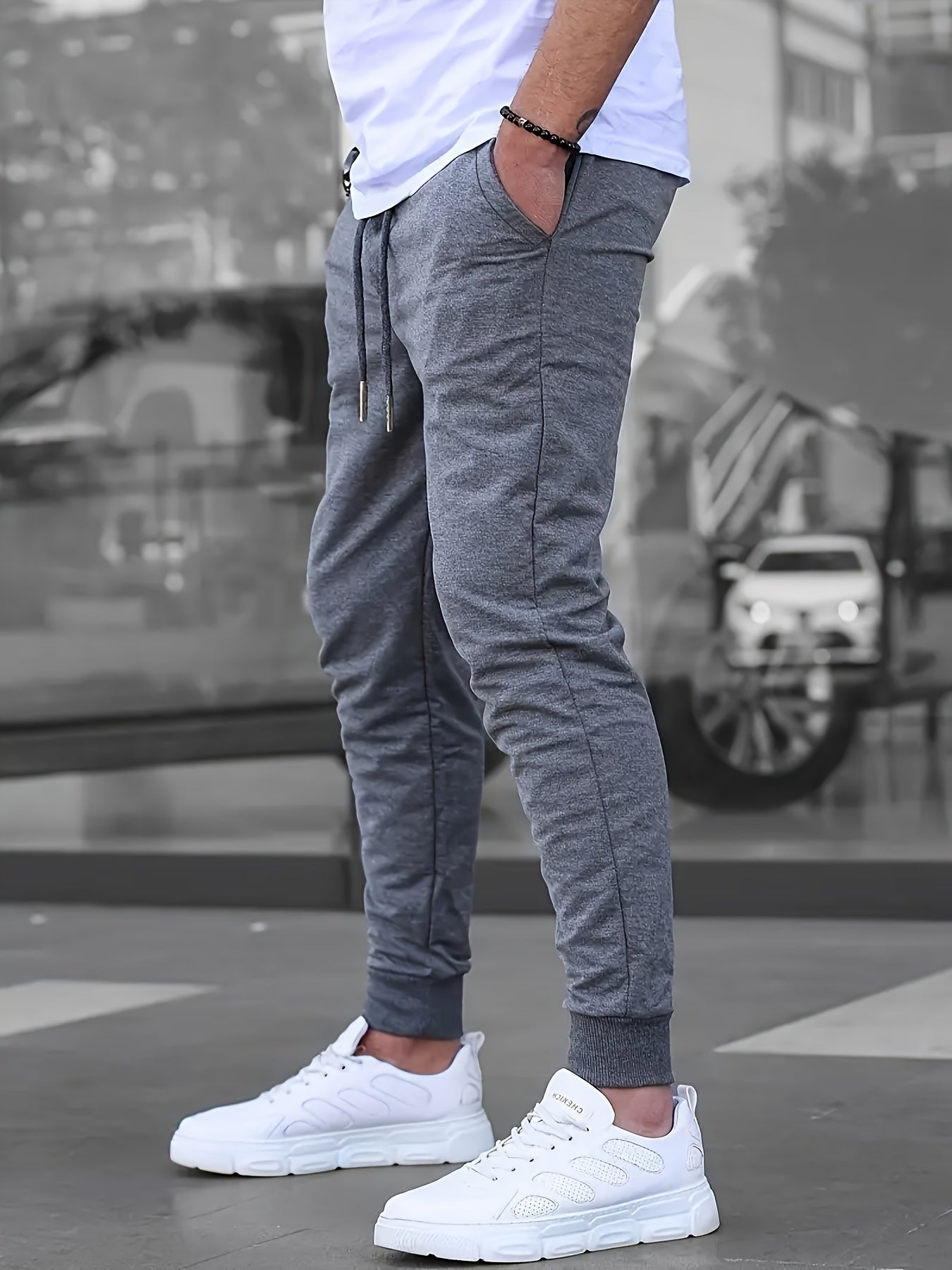 MAISON VALÉRIE | Pantalon de jogging à poches multiples pour hommes