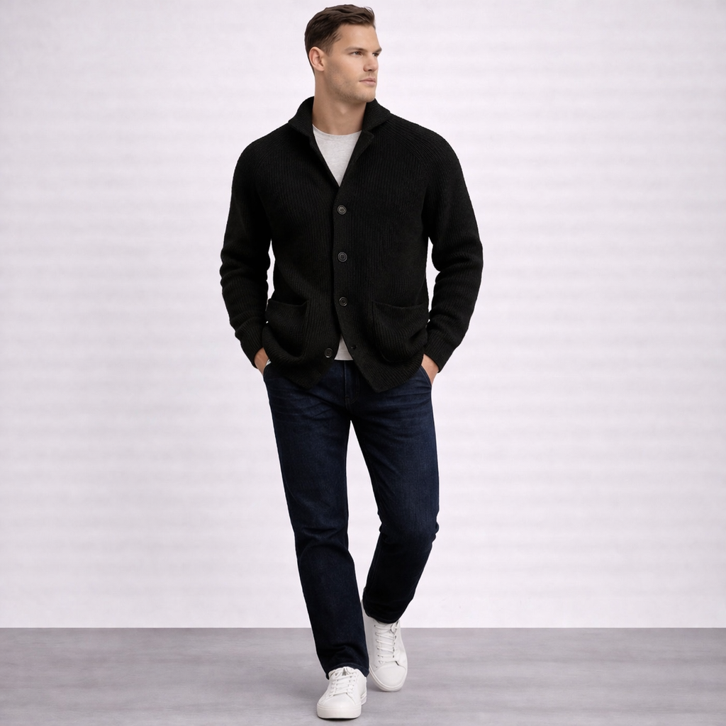 MAISON VALÉRIE | Gilet chale pour hommes