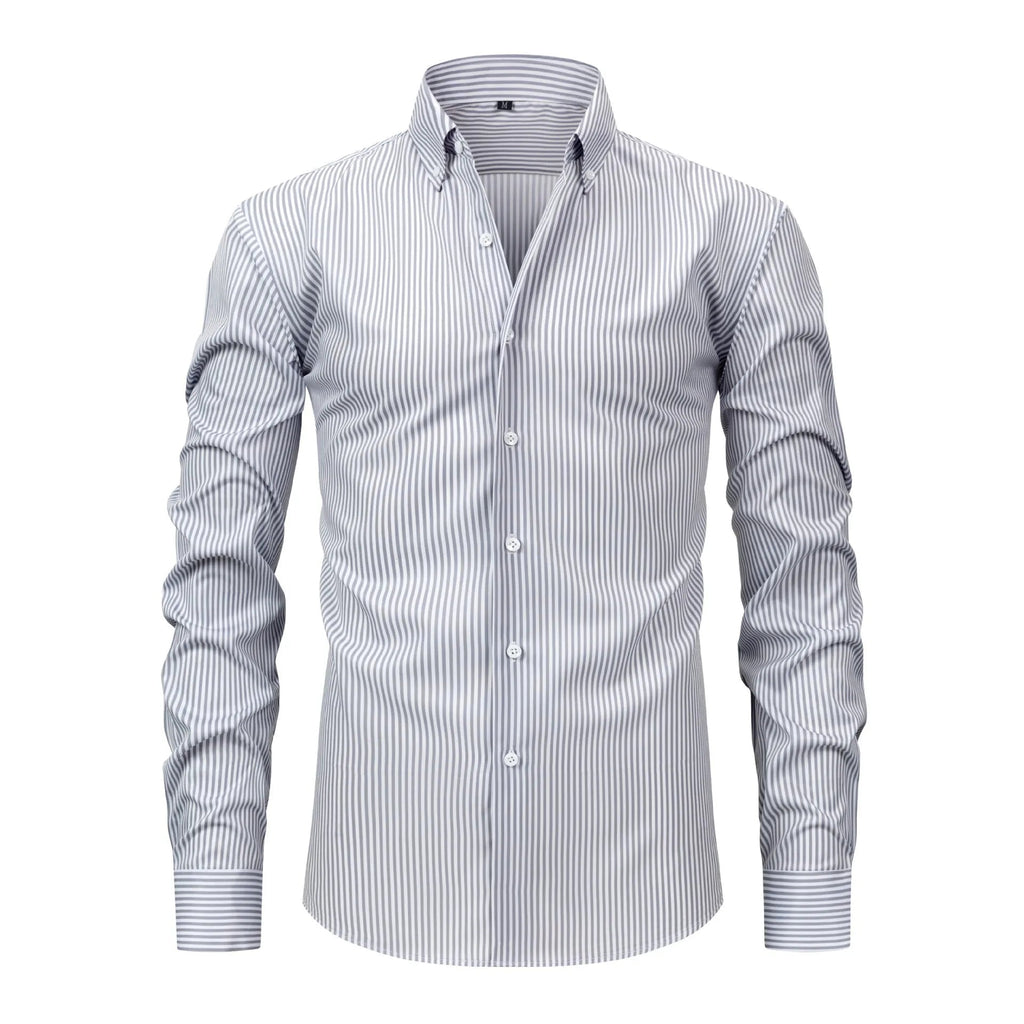 MAISON VALÉRIE | Chemise rayée élégante pour hommes