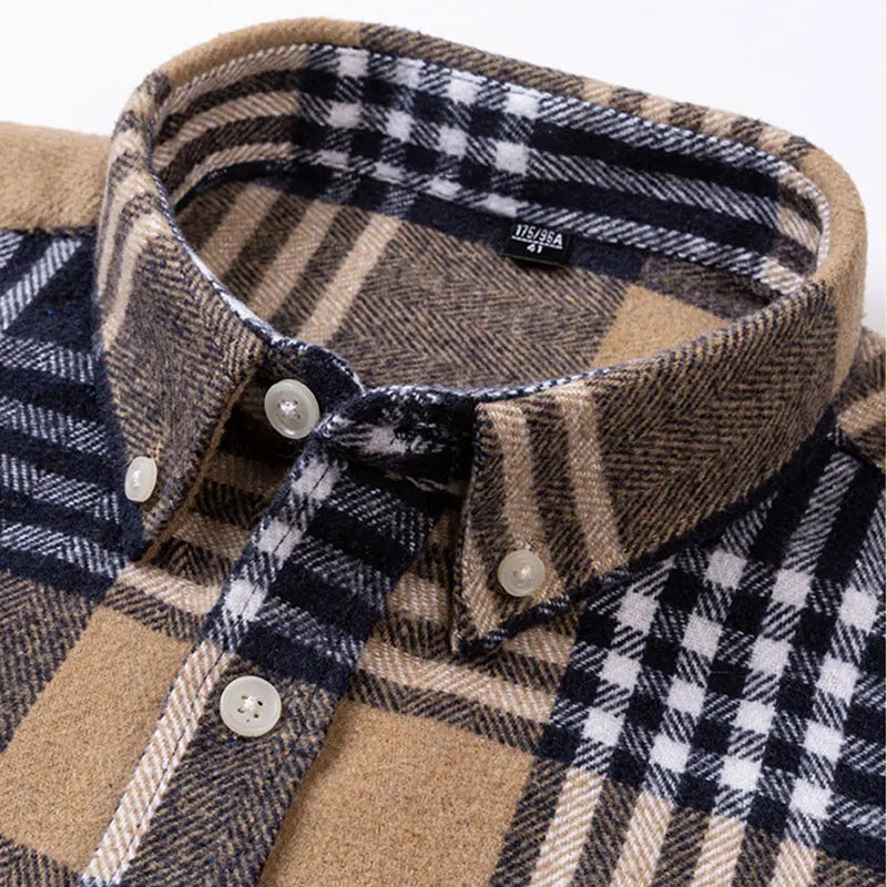MAISON VALÉRIE | Chemise en flanelle pour hommes