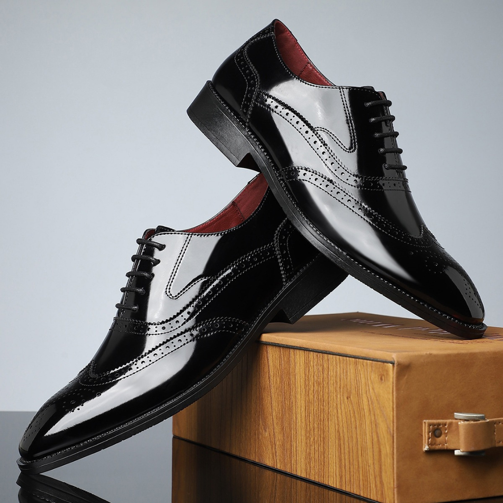 MAISON VALÉRIE | Chaussures brogues classiques pour hommes