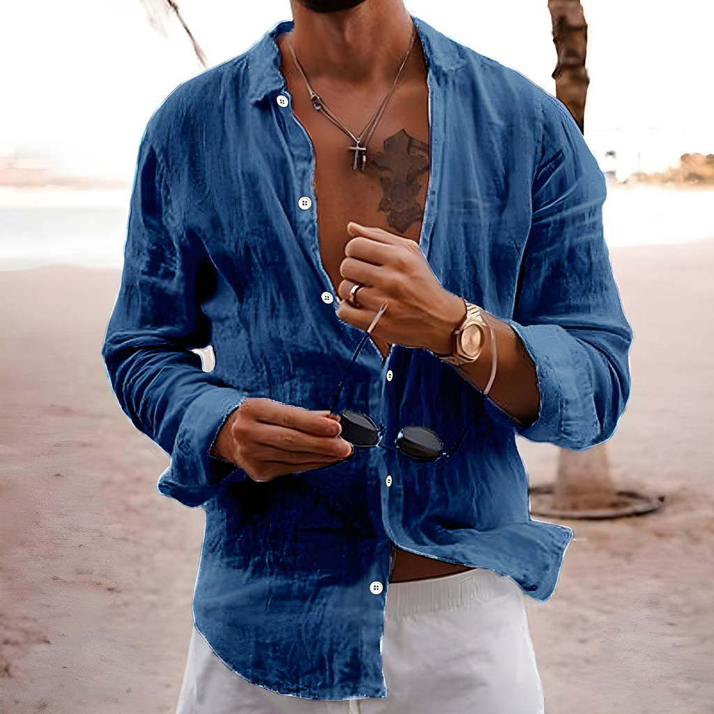 MAISON VALÉRIE | Chemise d'été en coton naturel