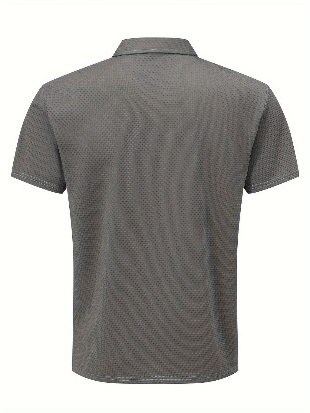 MAISON VALÉRIE | Polo en maille géométrique pour hommes