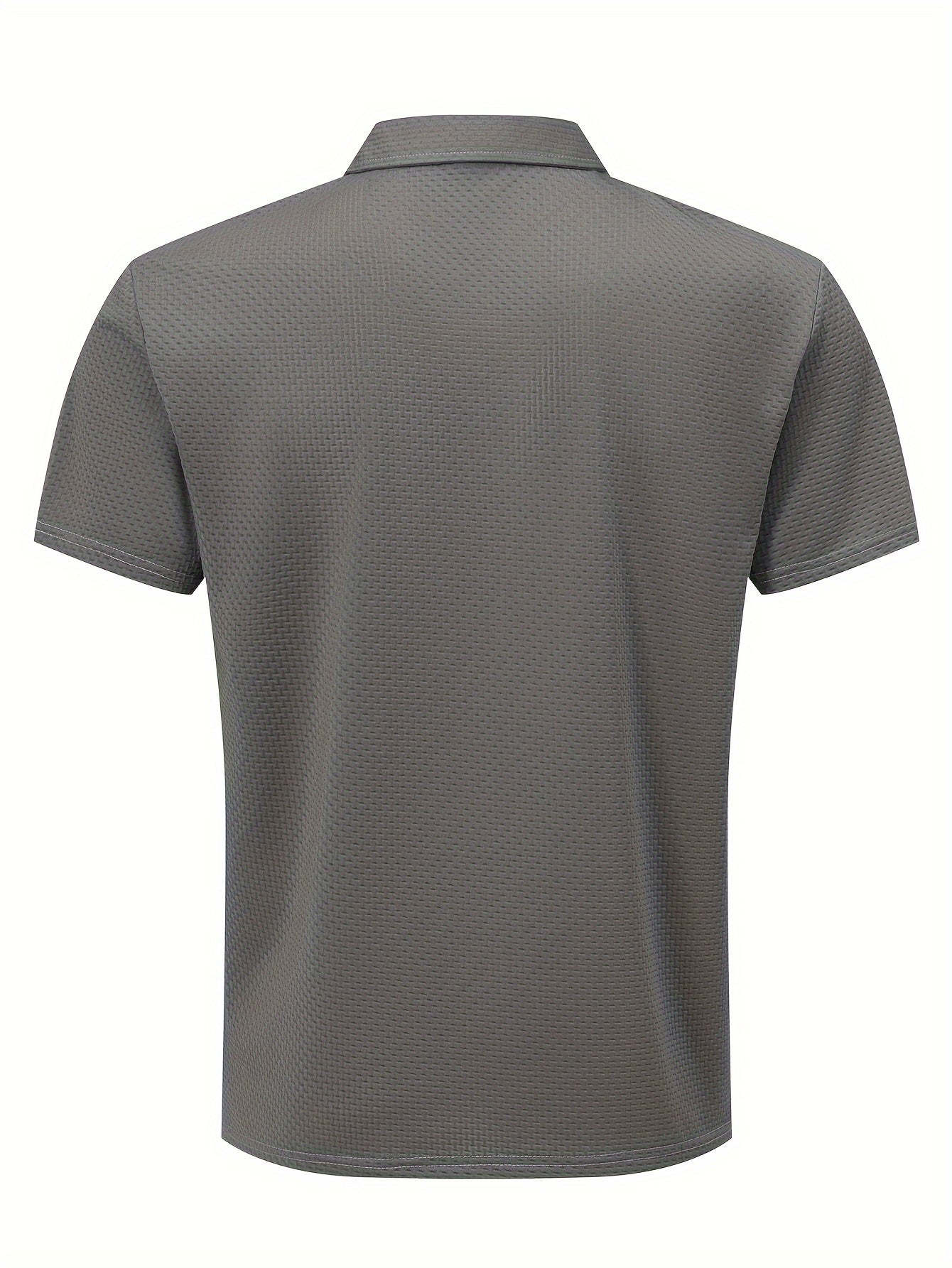MAISON VALÉRIE | Polo en maille géométrique pour hommes