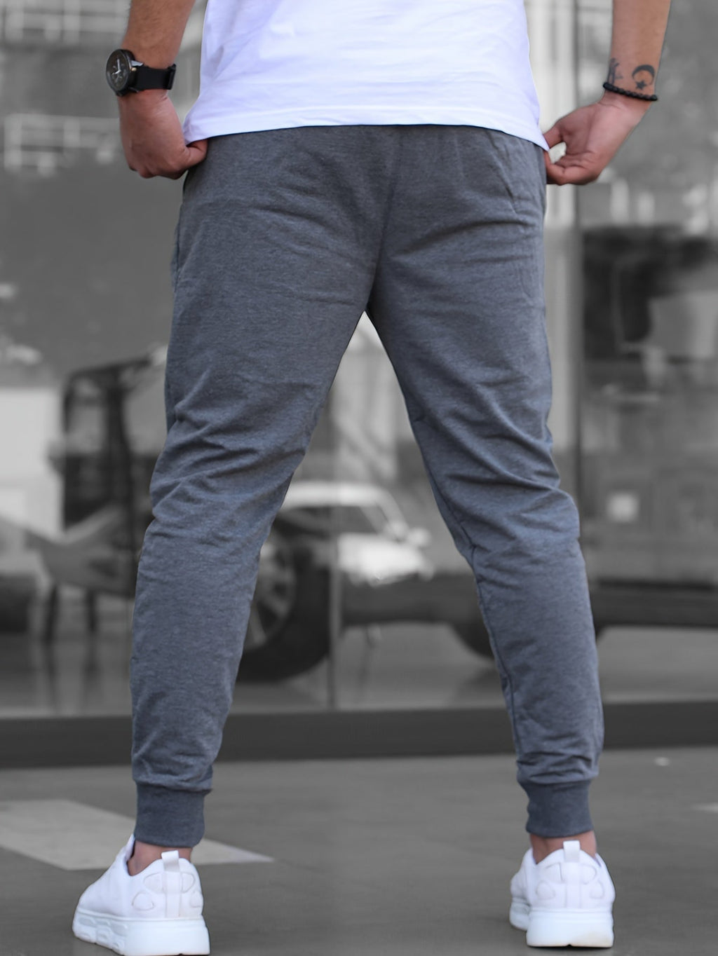 MAISON VALÉRIE | Pantalon de jogging à poches multiples pour hommes