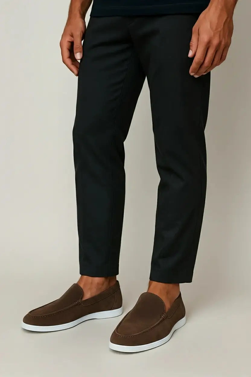 MAISON VALÉRIE | Mocassins élégants en daim pour hommes