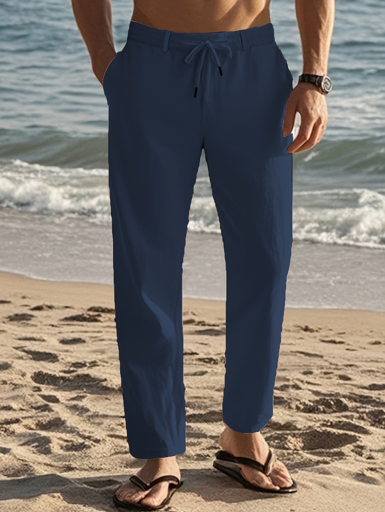 MAISON VALÉRIE | Pantalon à jambe droite pour hommes