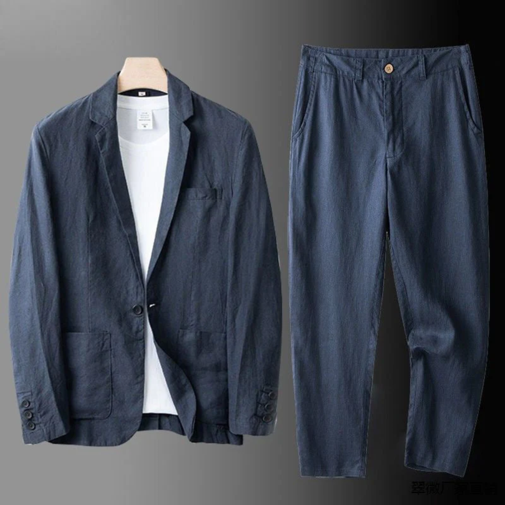 MAISON VALÉRIE | Ensemble en lin pour homme