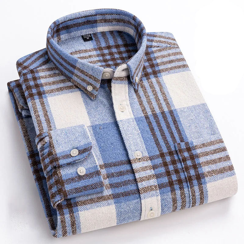 MAISON VALÉRIE | Chemise en flanelle pour hommes