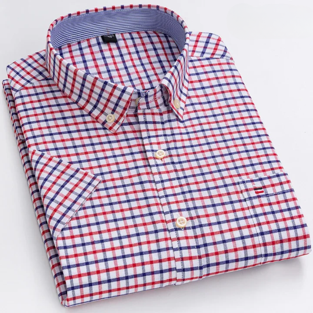 MAISON VALÉRIE | Chemise à boutons à motifs pour hommes