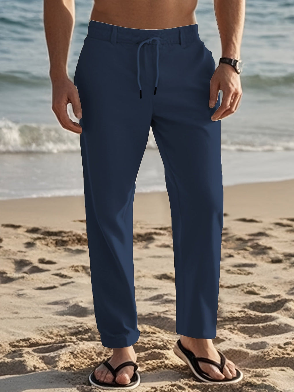 MAISON VALÉRIE | Pantalon à jambe droite pour hommes