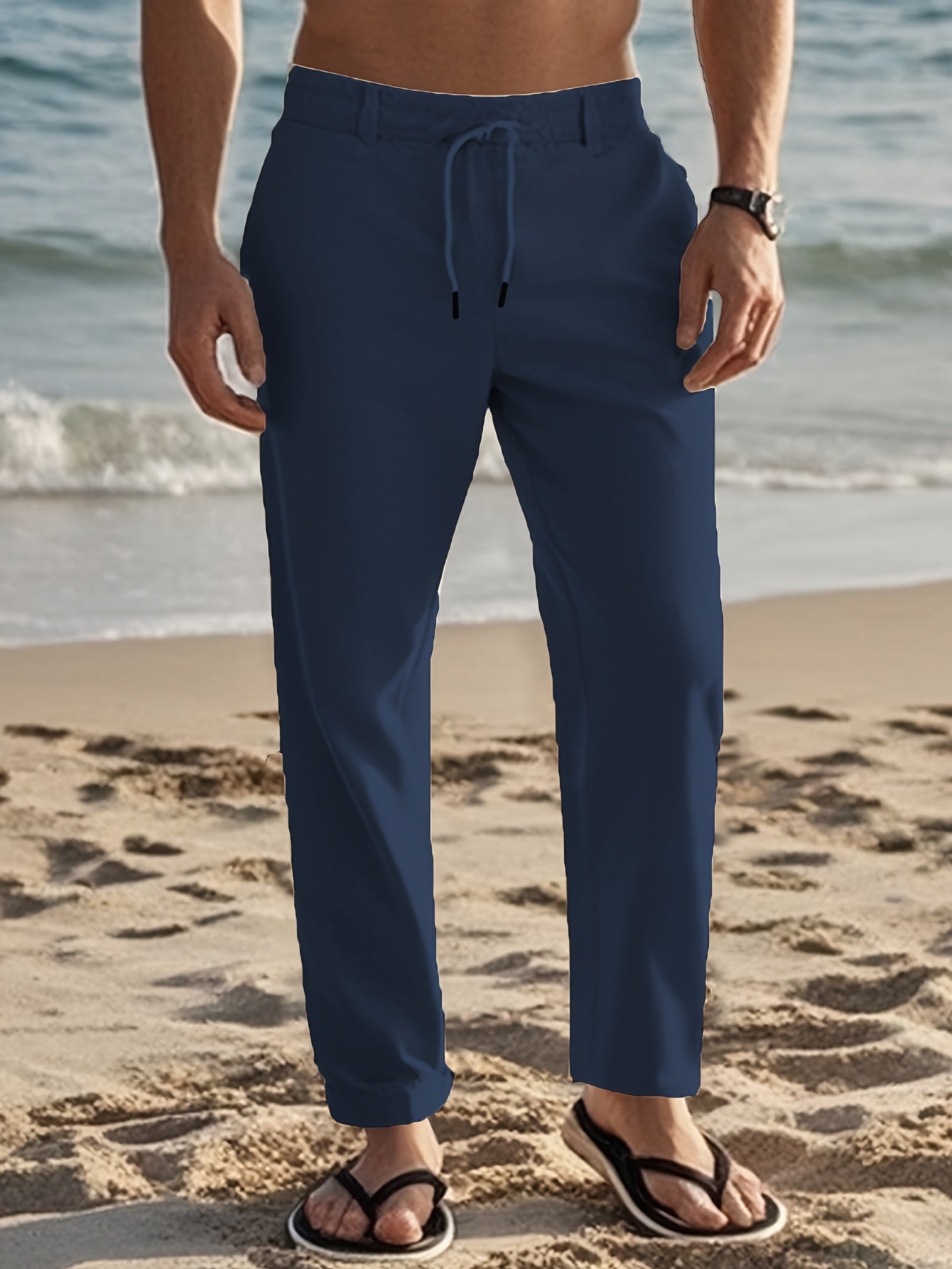 MAISON VALÉRIE | Pantalon à jambe droite pour hommes