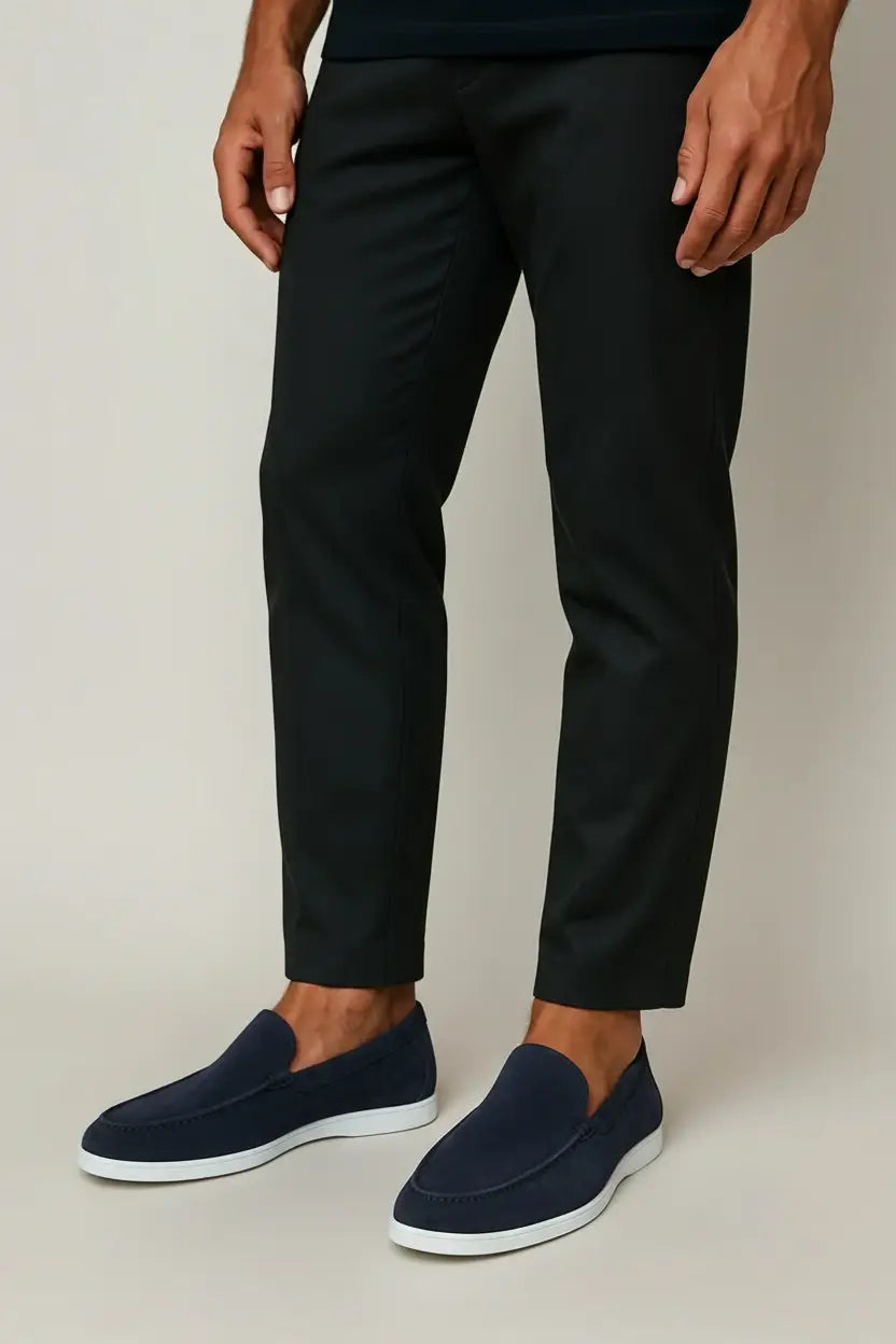 MAISON VALÉRIE | Mocassins élégants en daim pour hommes