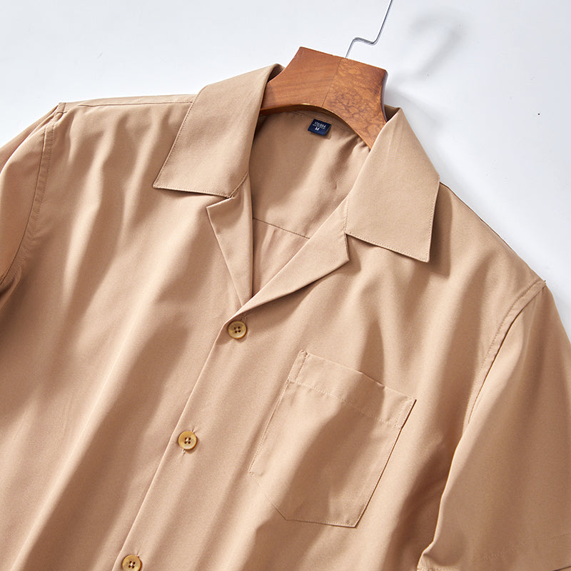 MAISON VALÉRIE | Chemise col cubain pour hommes