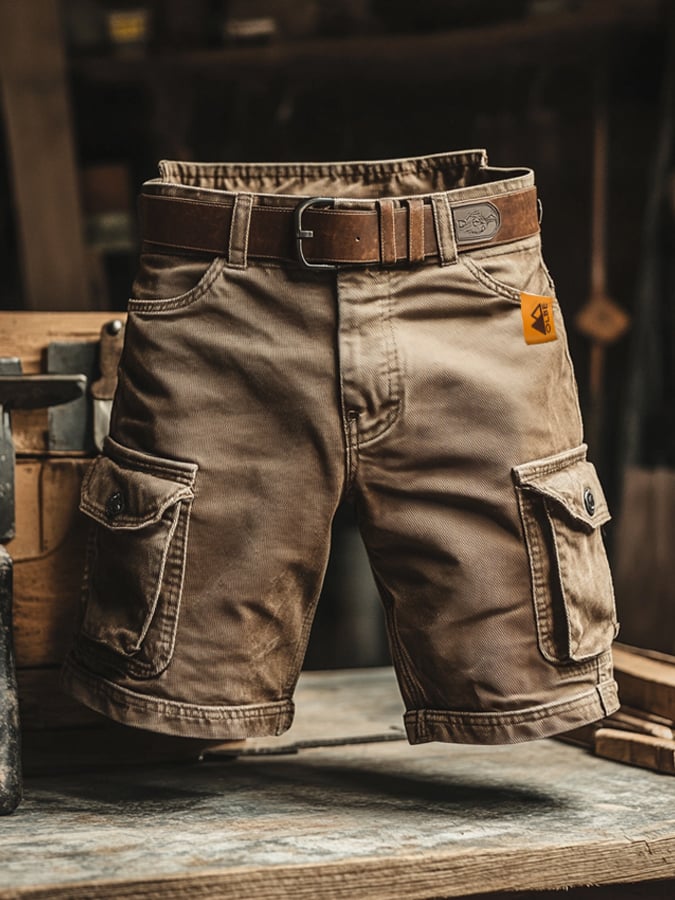 MAISON VALÉRIE | Shorts cargo classiques pour hommes