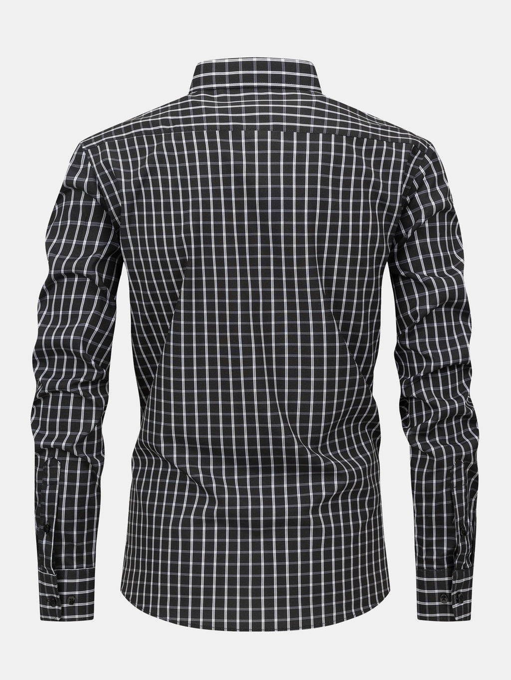 MAISON VALÉRIE | Chemise à manches longues à carreaux avec boutons