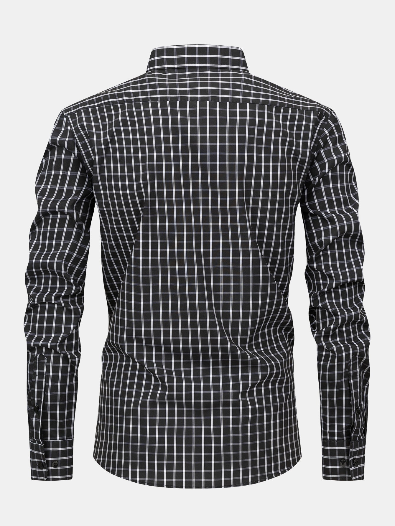 MAISON VALÉRIE | Chemise à manches longues à carreaux avec boutons