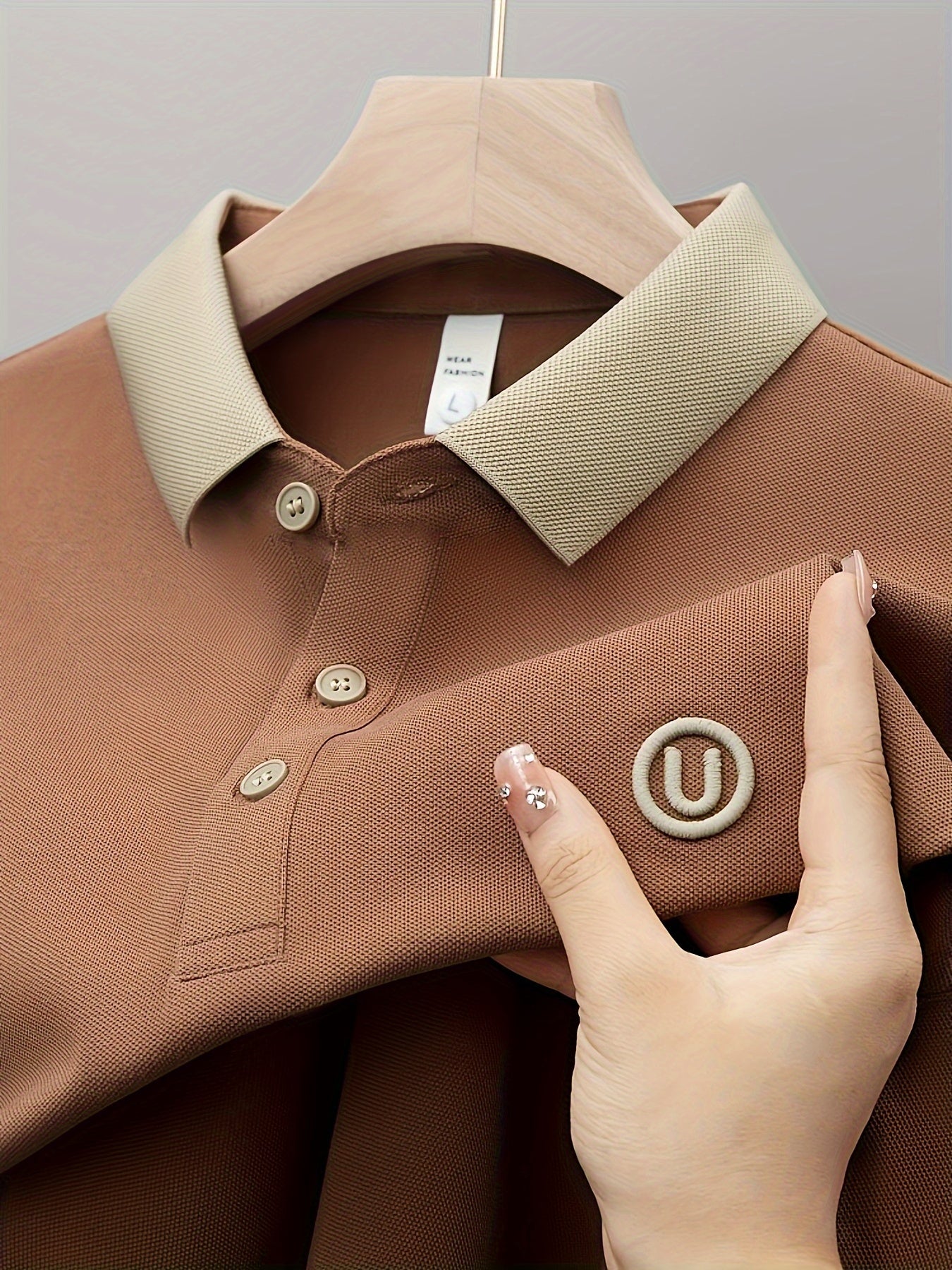 MAISON VALÉRIE | Polo brodé moderne pour homme