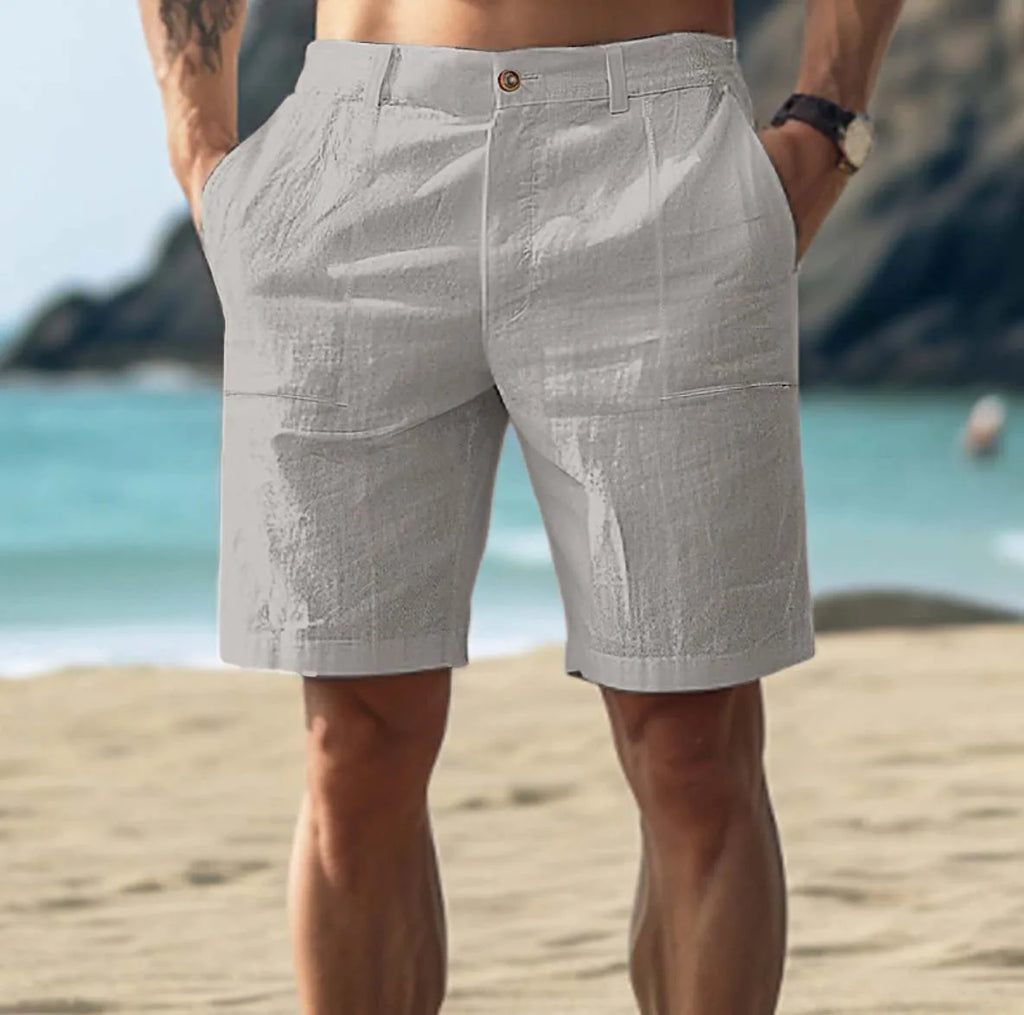 MAISON VALÉRIE | Short en lin estival pour hommes