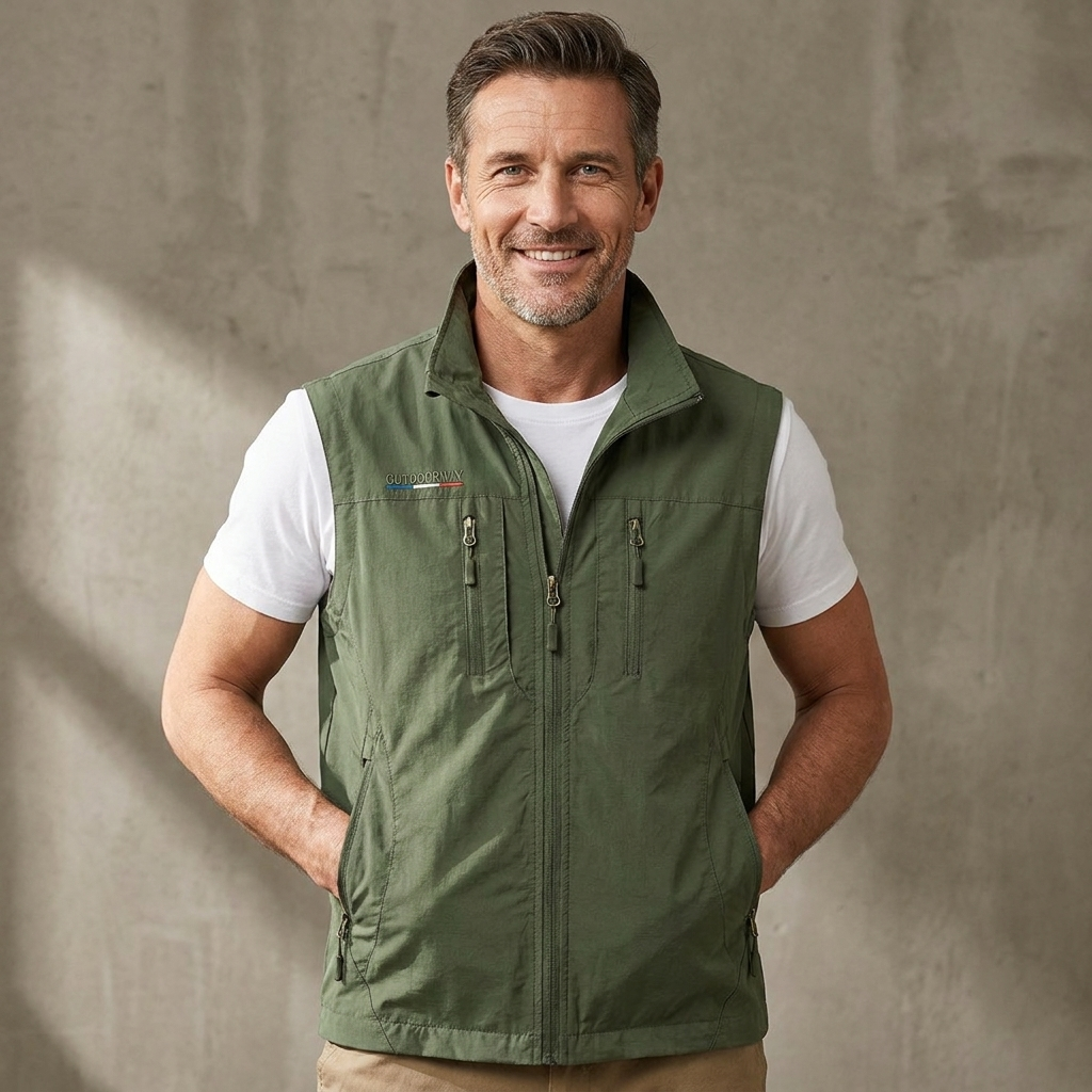MAISON VALÉRIE | Veste utile zippée pour hommes