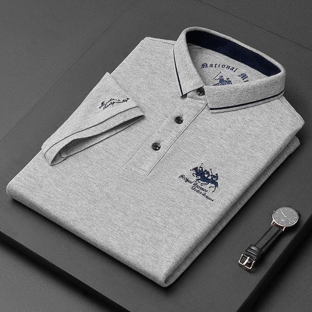 MAISON VALÉRIE | Polo col contraste pour homme