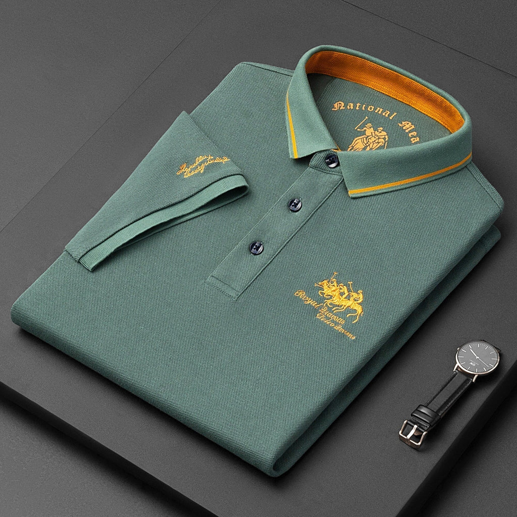 MAISON VALÉRIE | Polo col contraste pour homme