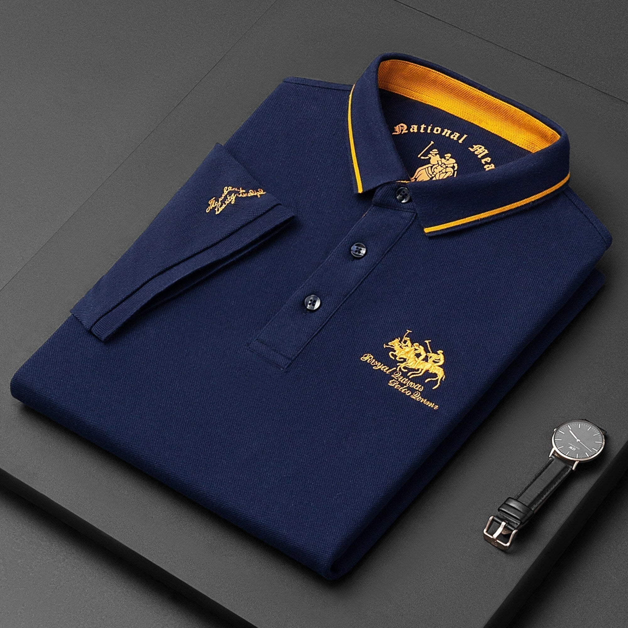 MAISON VALÉRIE | Polo col contraste pour homme