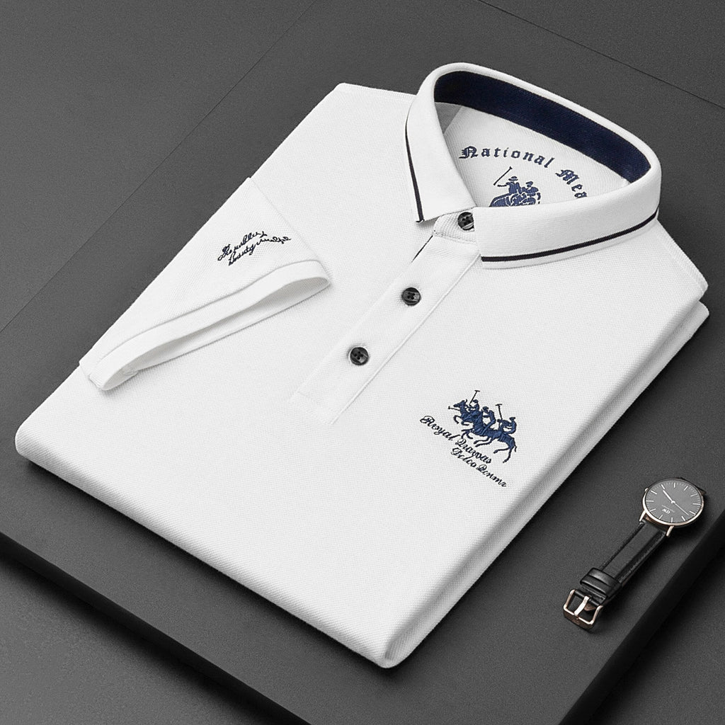 MAISON VALÉRIE | Polo col contraste pour homme