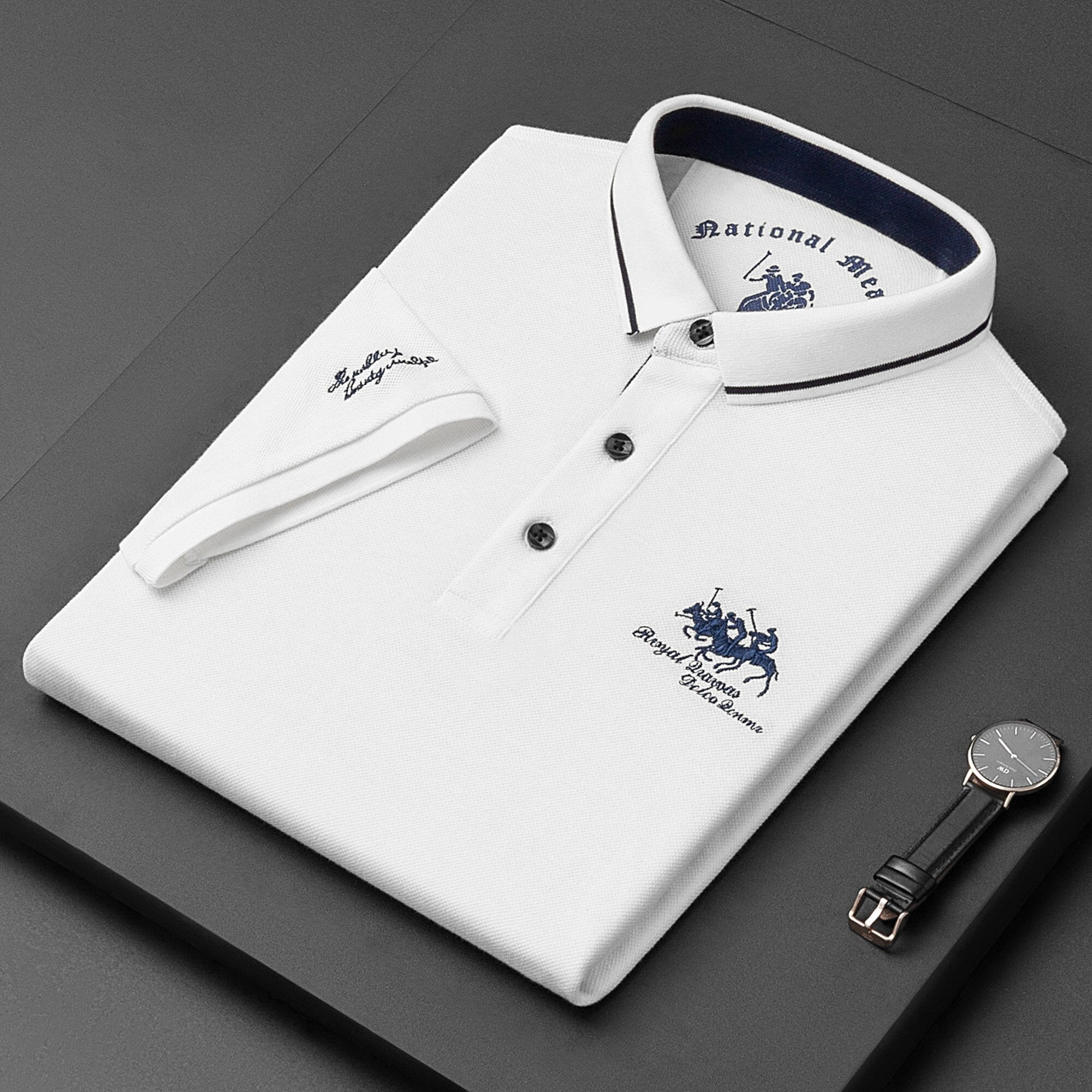 MAISON VALÉRIE | Polo col contraste pour homme