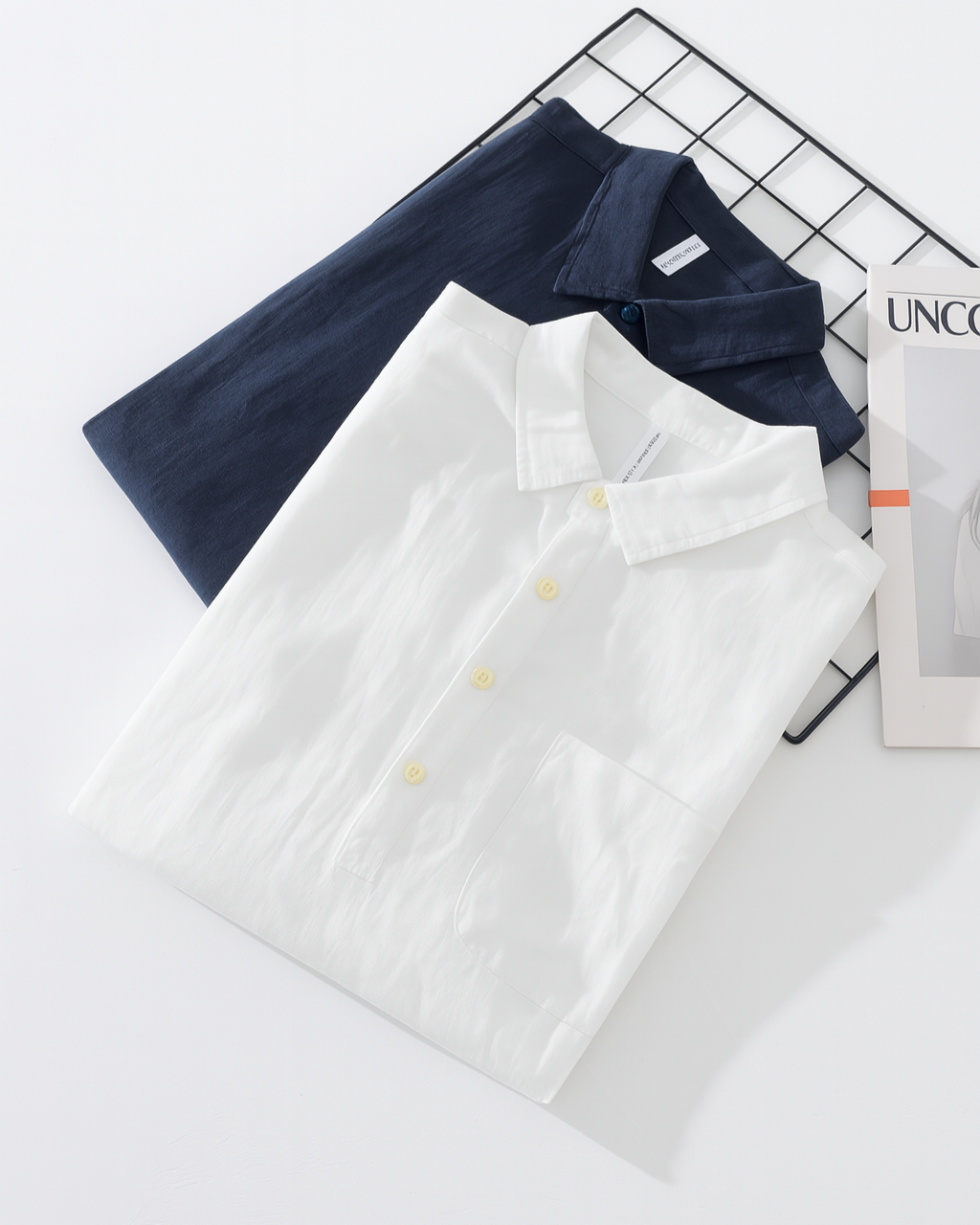 Louis chemise en coton-lin