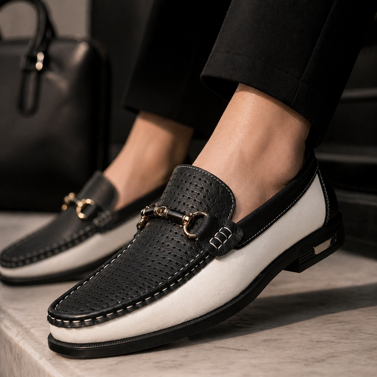 MAISON VALÉRIE | Chaussures à enfiler pour hommes