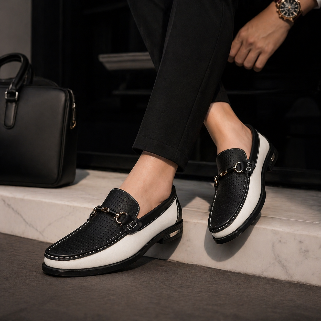 MAISON VALÉRIE | Chaussures à enfiler pour hommes