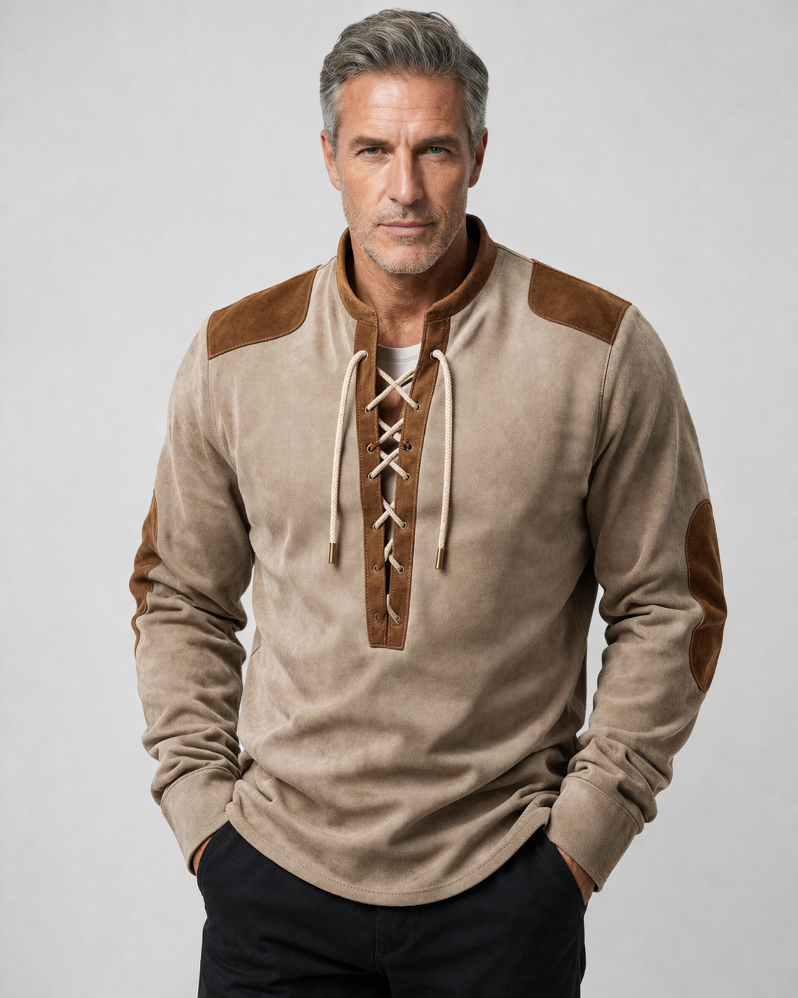 MAISON VALÉRIE | Chemise en dentelle pour hommes