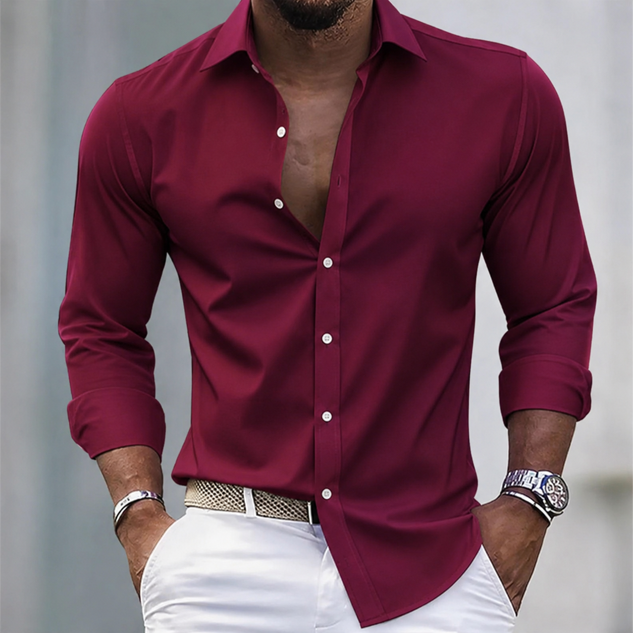 MAISON VALÉRIE | Chemise d'affaires pour hommes