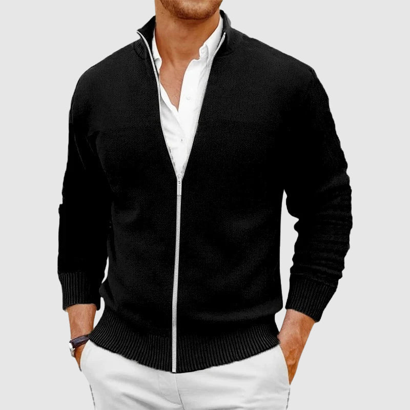Cardigan à zip pour homme